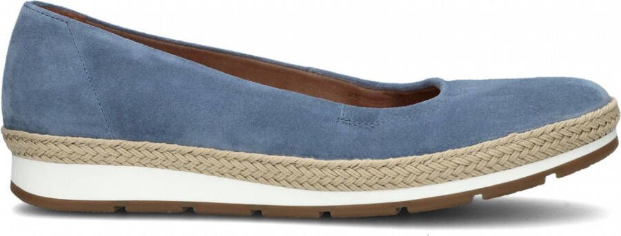 Gabor 400.1 Instappers Dames Blauw - Schoenen.nl