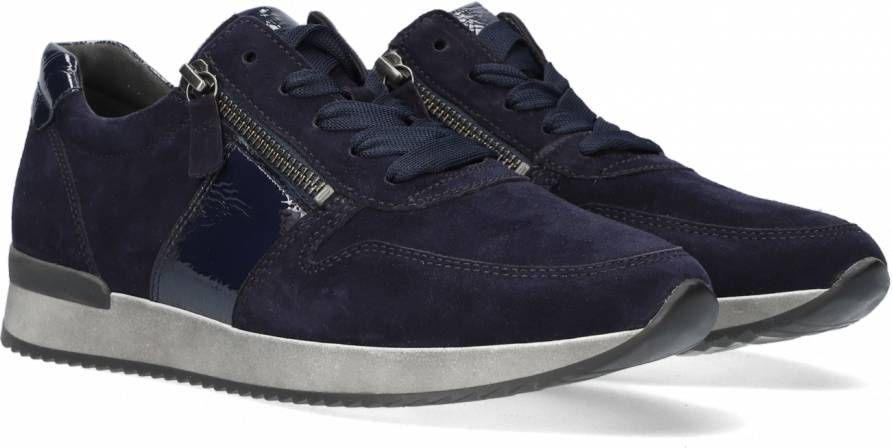 Gabor Blauwe 420 Lage Sneakers - Schoenen.nl