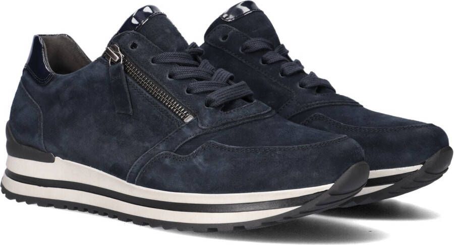 GABOR Lage Sneakers Dames 528 Maat: 36 Materiaal: Suède Kleur: Blauw