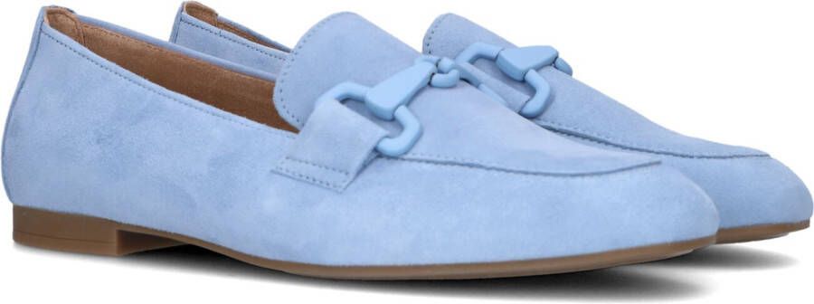 Gabor Blauwe Velvet Loafers Stijlvol Comfortabel Ontwerp Blue Dames