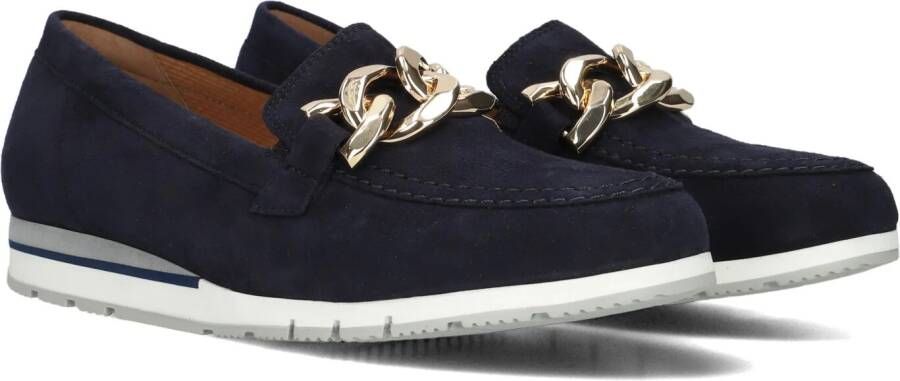 GABOR Loafers Dames 415.1 Maat: 35 Materiaal: Suède Kleur: Blauw