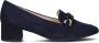 Gabor Marineblauwe Fluweel Pumps Blue Dames - Thumbnail 1