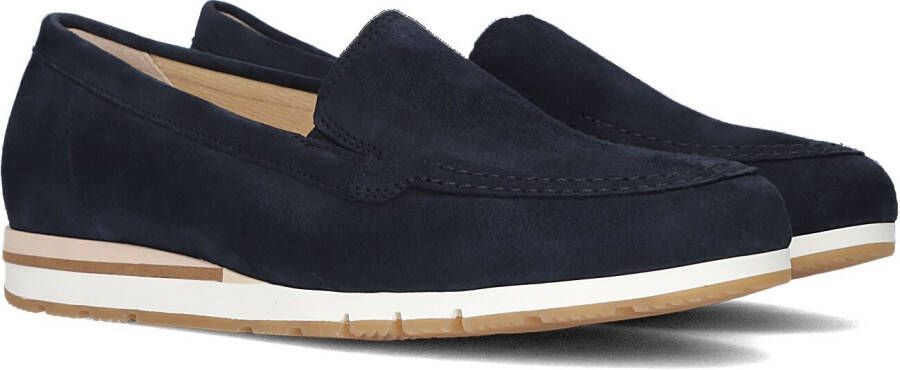 GABOR Loafers Dames 444 Maat: 37 Materiaal: Suède Kleur: Blauw
