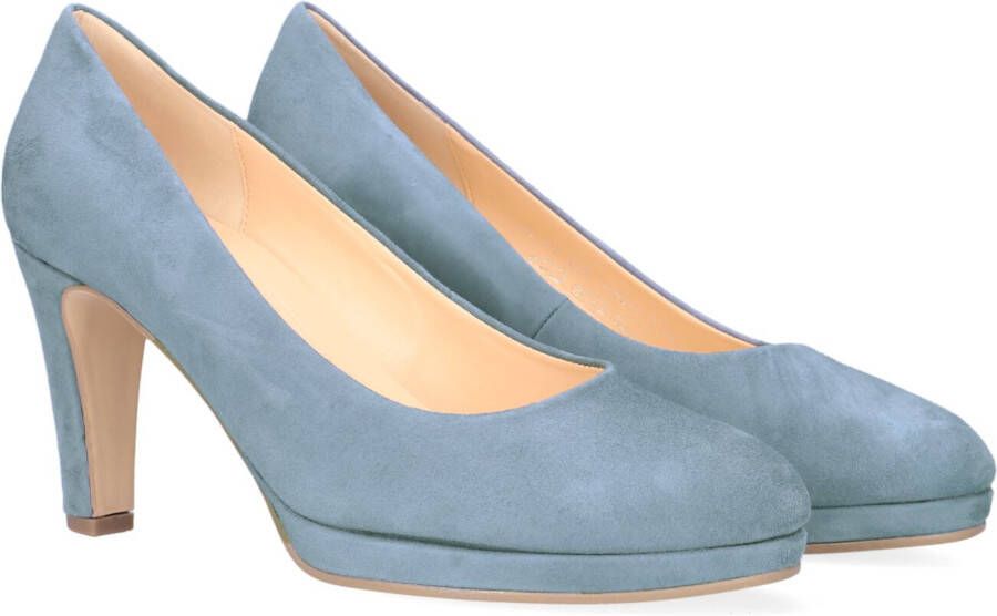 Donkerblauwe sandalen met blokhak van 8 cm | Blauwe sandaaltjes hak