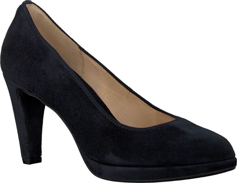 Gabor 470.2 Pumps High Heels Schoenen Hoge Hak Dames Blauw - Schoenen.nl