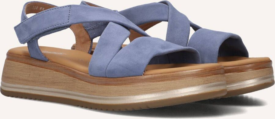 GABOR Dames 746 Maat: 38 Materiaal: Suède Kleur: Blauw