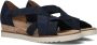 Gabor 782 Sandalen Met Sleehak Dames Blauw - Thumbnail 1