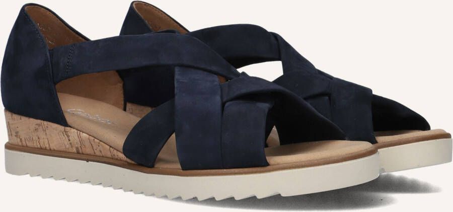 GABOR Dames 782 Maat: 40 Materiaal: Suède Kleur: Blauw