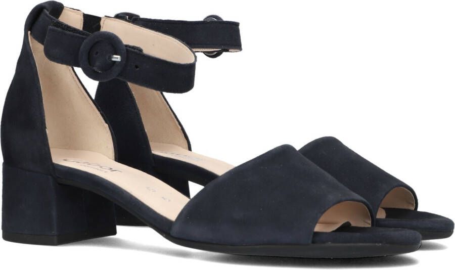 GABOR Sandalen met Hak Dames 902 Suède Blauw