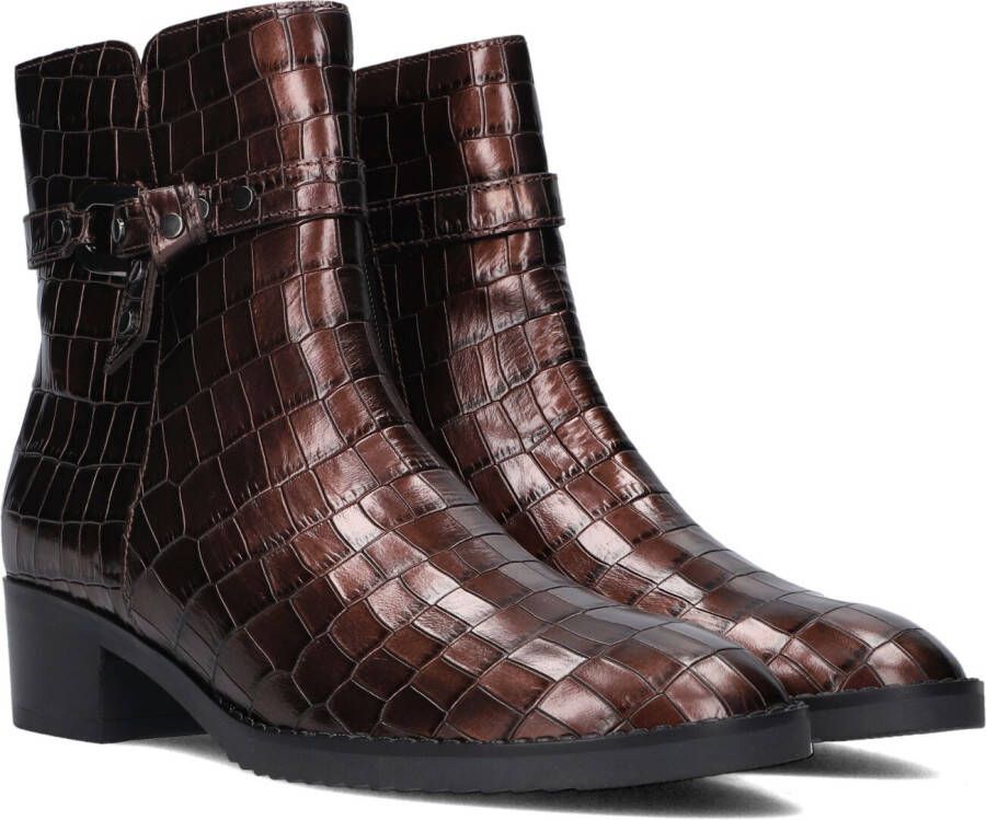 GABOR Enkellaarsjes Dames 511 Maat: 39 Materiaal: Leer Kleur: Brons