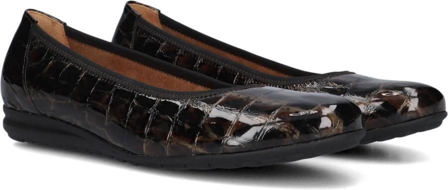 GABOR Ballerina Dames 620.1 Maat: 42 Materiaal: Lak Kleur: Bruin - Foto 2