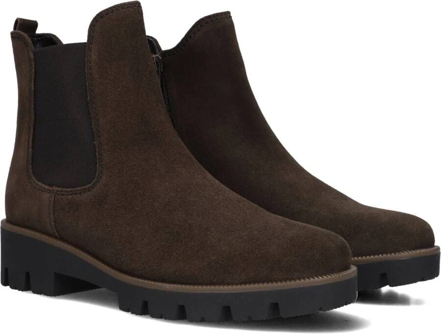 GABOR Chelsea Boots Dames 051 Maat: 42 5 Materiaal: Suède Kleur: Bruin
