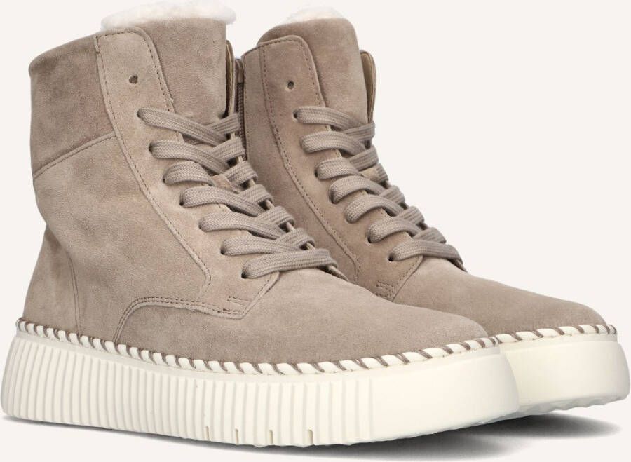 GABOR Veterboots Dames 541 Maat: 36 Materiaal: Suède Kleur: Taupe