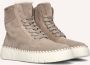 GABOR Veterboots Dames 541 Maat: 40 5 Materiaal: Suède Kleur: Taupe - Thumbnail 1