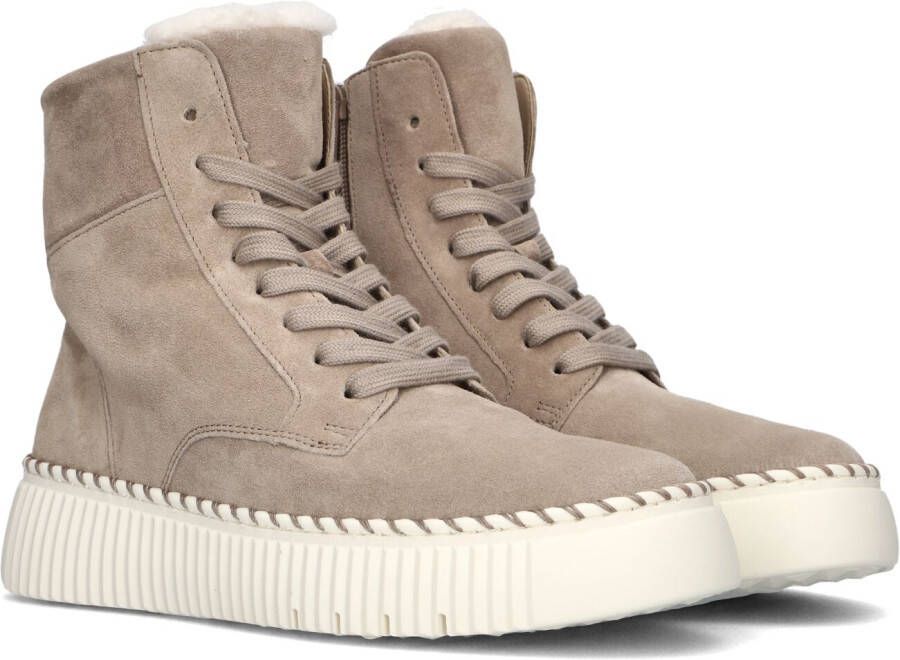 GABOR Veterboots Dames 541 Maat: 40 Materiaal: Suède Kleur: Taupe