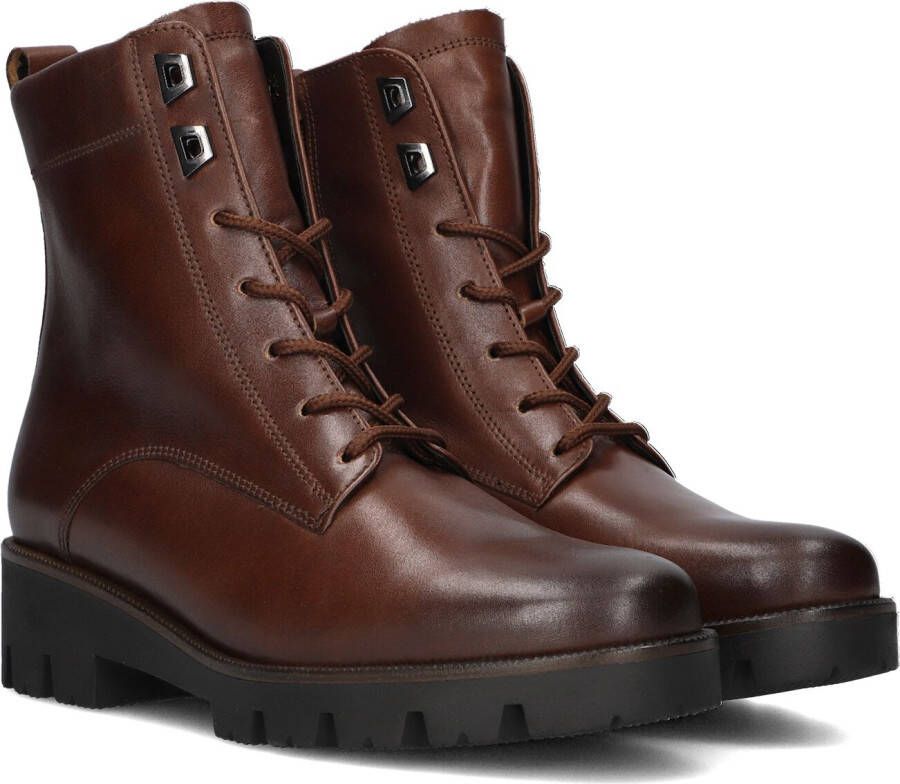 GABOR Veterboots Dames 776 Maat: 43 Materiaal: Suède Kleur: Cognac