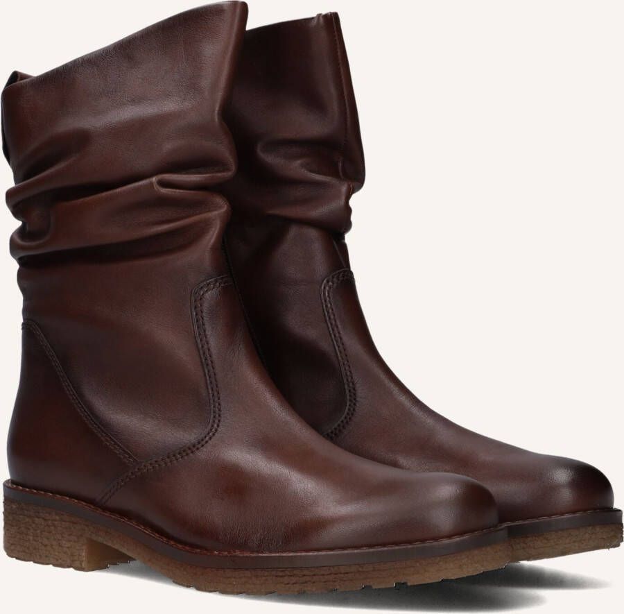 GABOR Enkellaarsjes Dames 013 Maat: 38 5 Materiaal: Leer Kleur: Cognac
