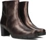 Gabor 071 Enkellaarsjes Enkelboots met rits Dames Bruin - Thumbnail 1