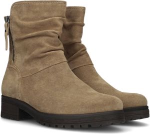 Gabor 092 Enkellaarsjes Enkelboots met rits Dames Bruin