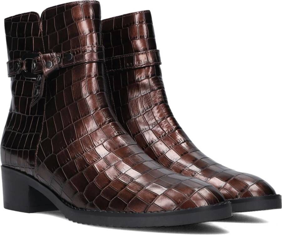 GABOR Enkellaarsjes Dames 511 Maat: 38 Materiaal: Leer Kleur: Brons