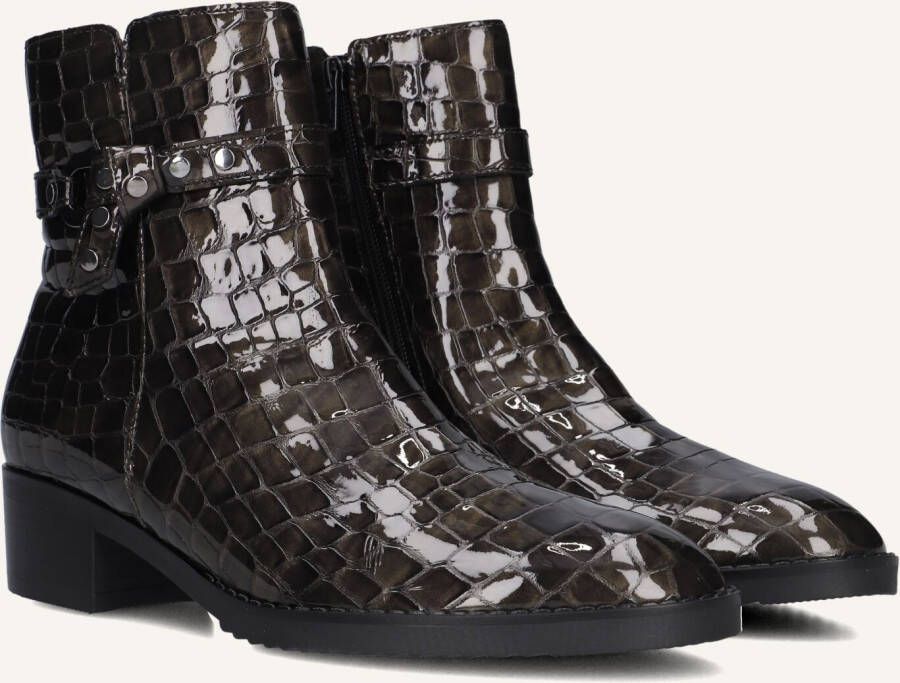 GABOR Enkellaarsjes Dames 511 Maat: 41 Materiaal: Lakleer Kleur: Bruin