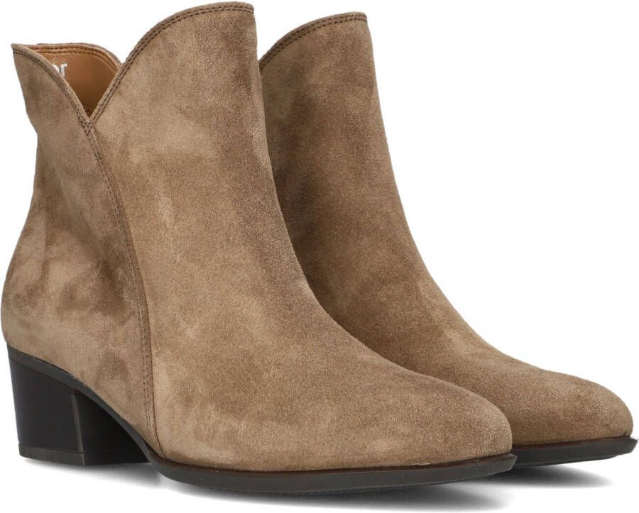 GABOR Enkellaarsjes Dames 680.3 Maat: 35 5 Materiaal: Suède Kleur: Bruin