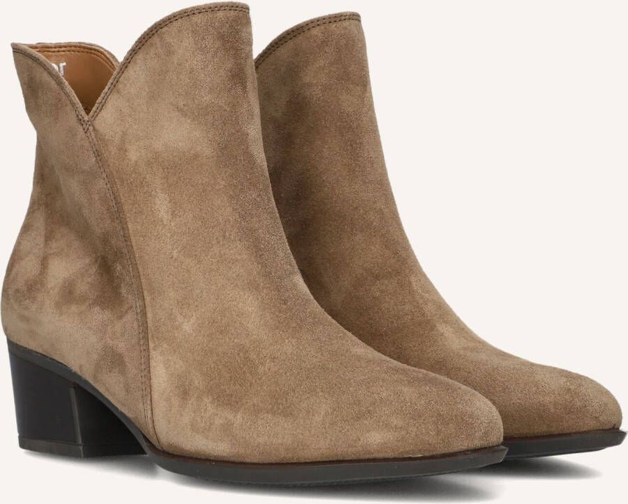GABOR Enkellaarsjes Dames 680.3 Maat: 35 5 Materiaal: Suède Kleur: Bruin