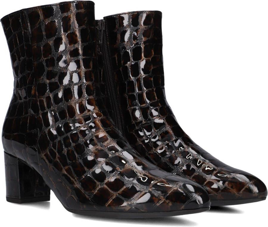 GABOR Enkellaarsjes Dames 701 Maat: 41 Materiaal: Lakleer Kleur: Bruin