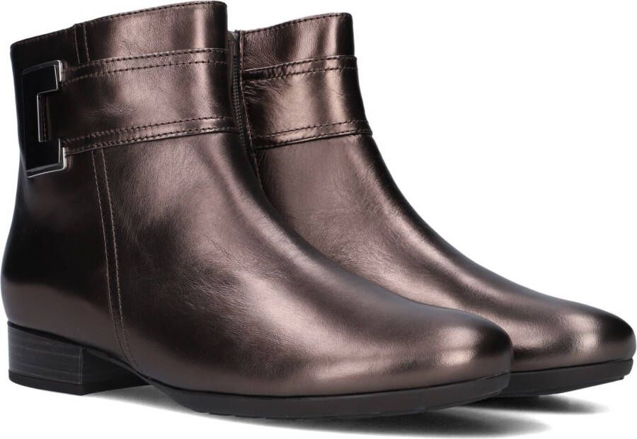 GABOR Enkellaarsjes Dames 712 Maat: 42 Materiaal: Leer Kleur: Brons
