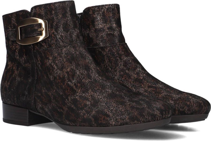 Gabor 714.1 Enkellaarsjes Enkelboots met rits Dames Bruin