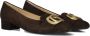 GABOR Pumps Dames 323.1 Maat: 37 Materiaal: Suède Kleur: Bruin - Thumbnail 1
