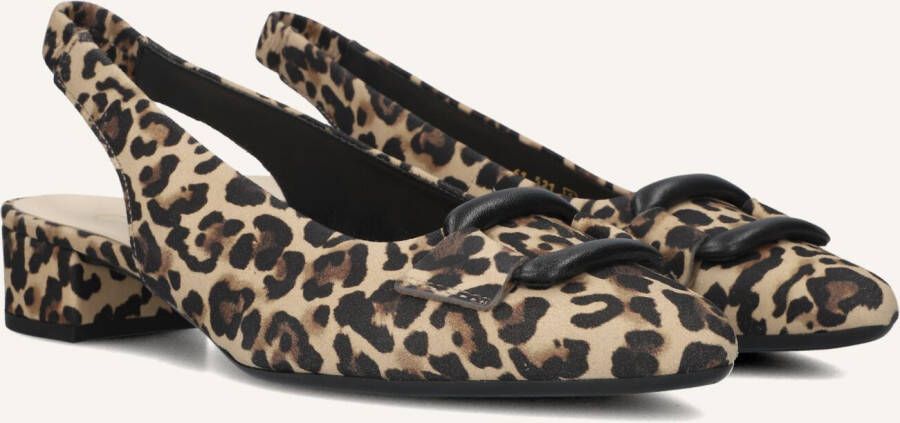 GABOR Slingbacks Dames 521 Maat: 38 Materiaal: Suède Kleur: Bruin