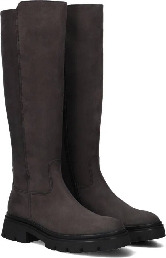 GABOR Hoge Laarzen Dames 859 Maat: 39 Materiaal: Nubuck Kleur: Taupe