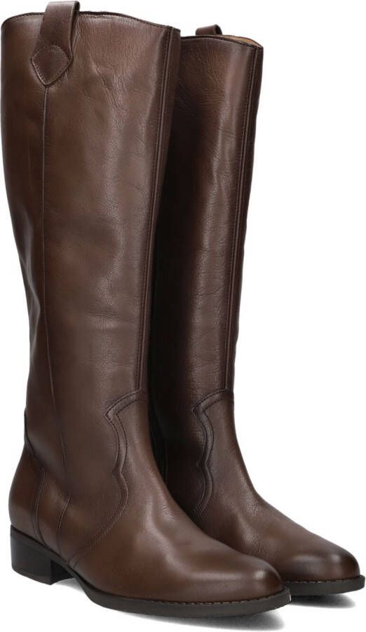 GABOR Hoge Laarzen Dames 901 Maat: 40 5 Materiaal: Leer Kleur: Bruin