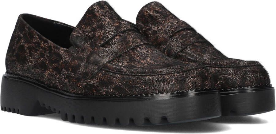 GABOR Loafers Dames 453 Maat: 40 5 Materiaal: Suède Kleur: Bruin
