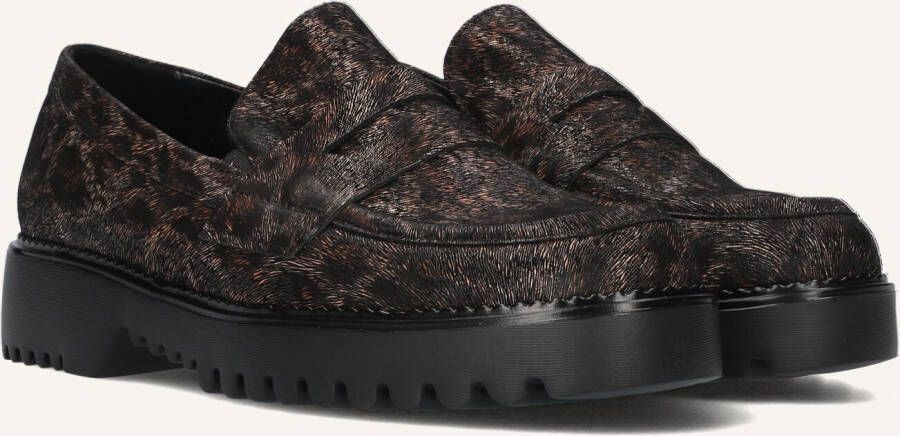 GABOR Loafers Dames 453 Maat: 40 Materiaal: Suède Kleur: Bruin