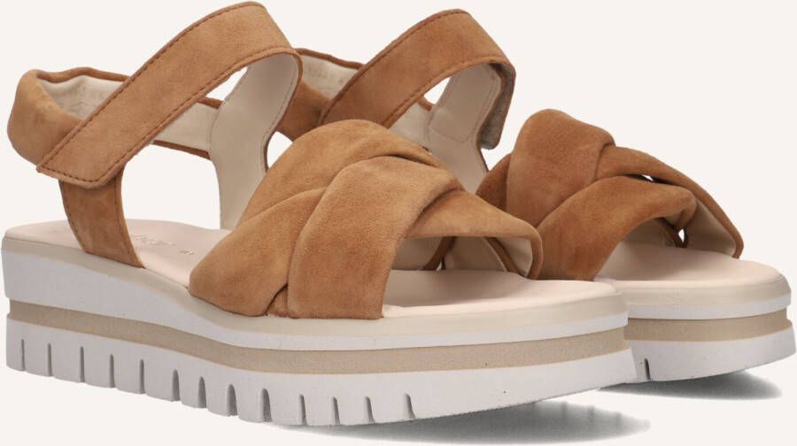 GABOR Dames 622.1 Maat: 42 5 Materiaal: Suède Kleur: Camel
