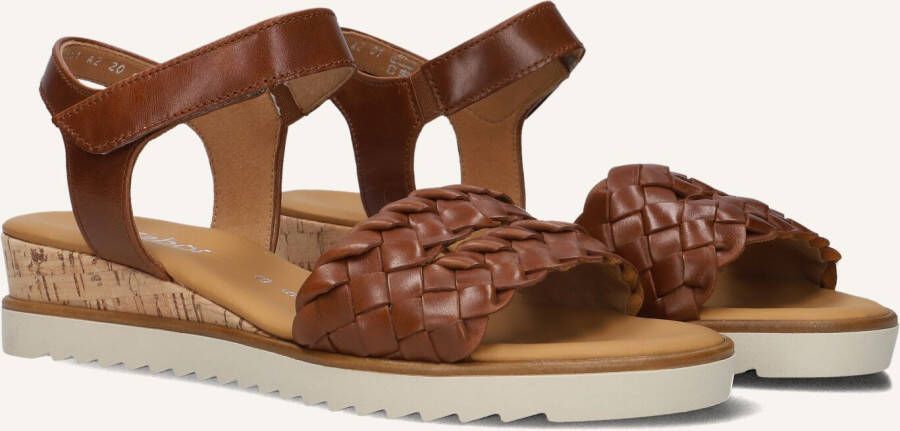 GABOR Dames 759.2 Maat: 39 Materiaal: Leer Kleur: Cognac