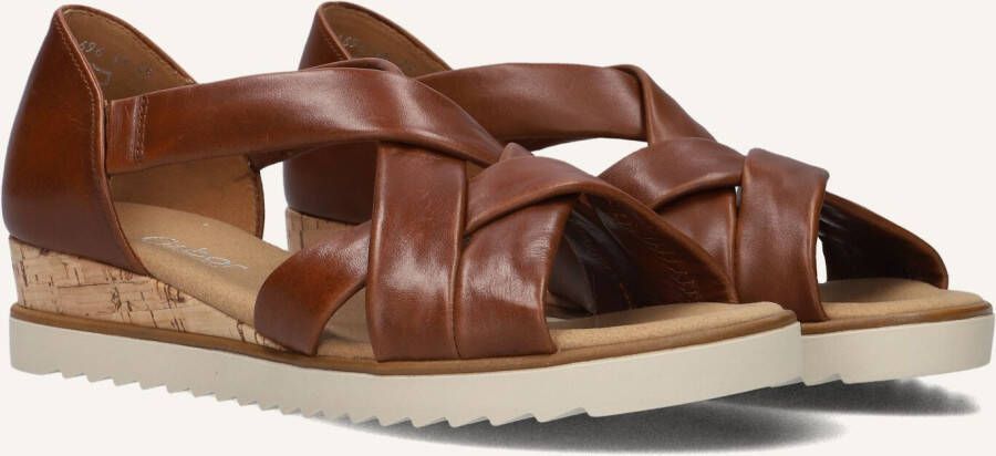 GABOR Dames 782 Maat: 36 Materiaal: Leer Kleur: Cognac