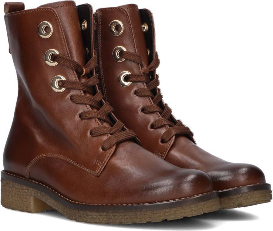 Gabor 705 Veterboots Laarzen Met Veters Dames Bruin