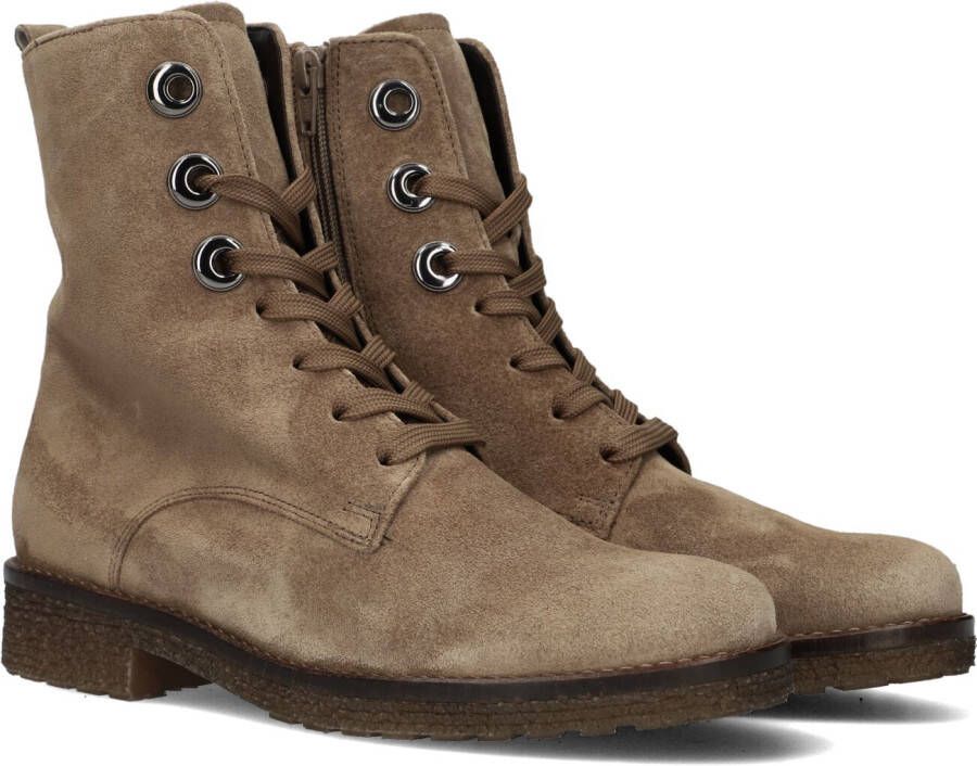 Gabor Bruin Tinten 705 Veterboots Laarzen Met Veters Dames Camel