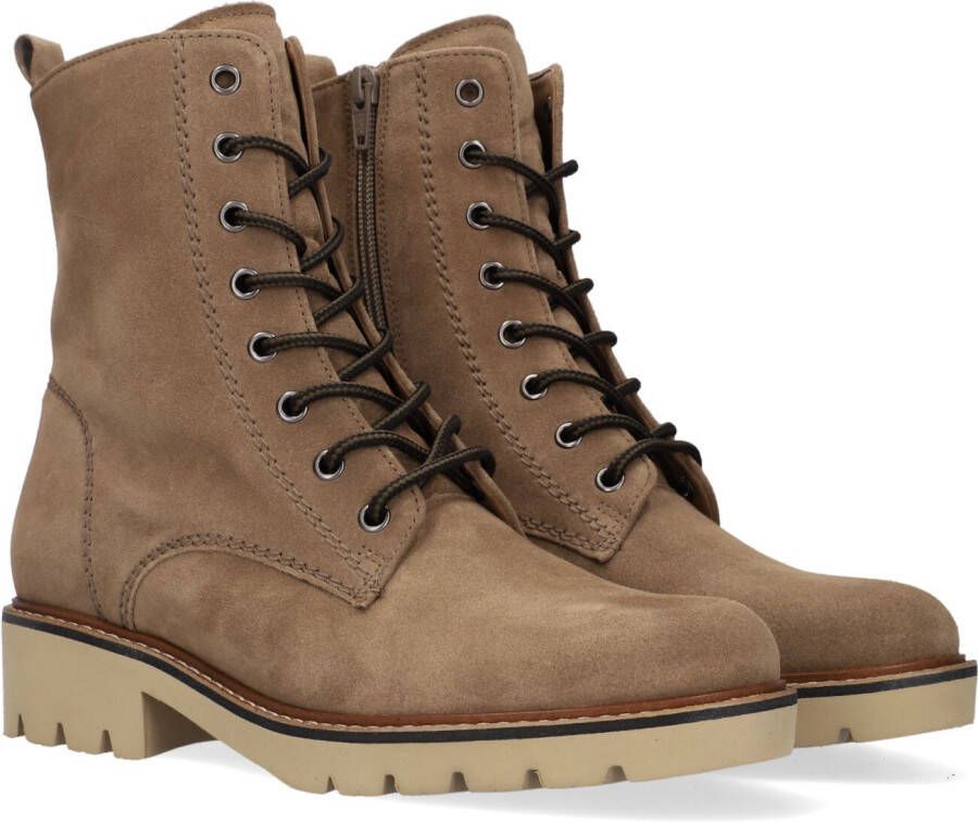 Gabor 736.1 Veterboots Laarzen Met Veters Dames Camel