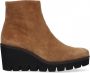 Gabor 780.1 Enkellaarsjes Enkelboots met rits Dames Cognac - Thumbnail 3