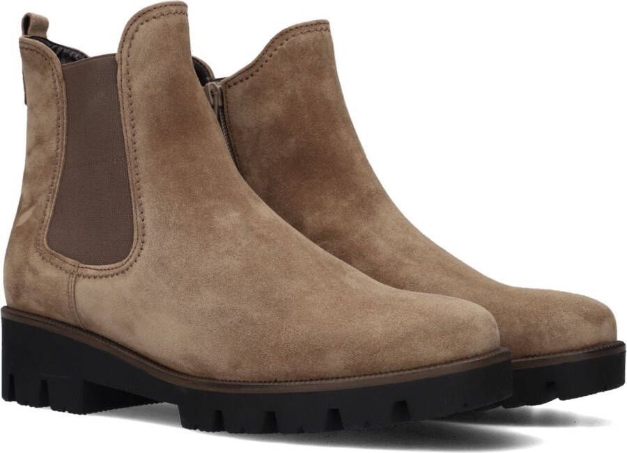 GABOR Chelsea Boots Dames 771.1 Maat: 35 5 Materiaal: Suèdelook Kleur: Cognac