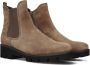 GABOR Chelsea Boots Dames 771.1 Maat: 35 5 Materiaal: Suèdelook Kleur: Cognac - Thumbnail 1