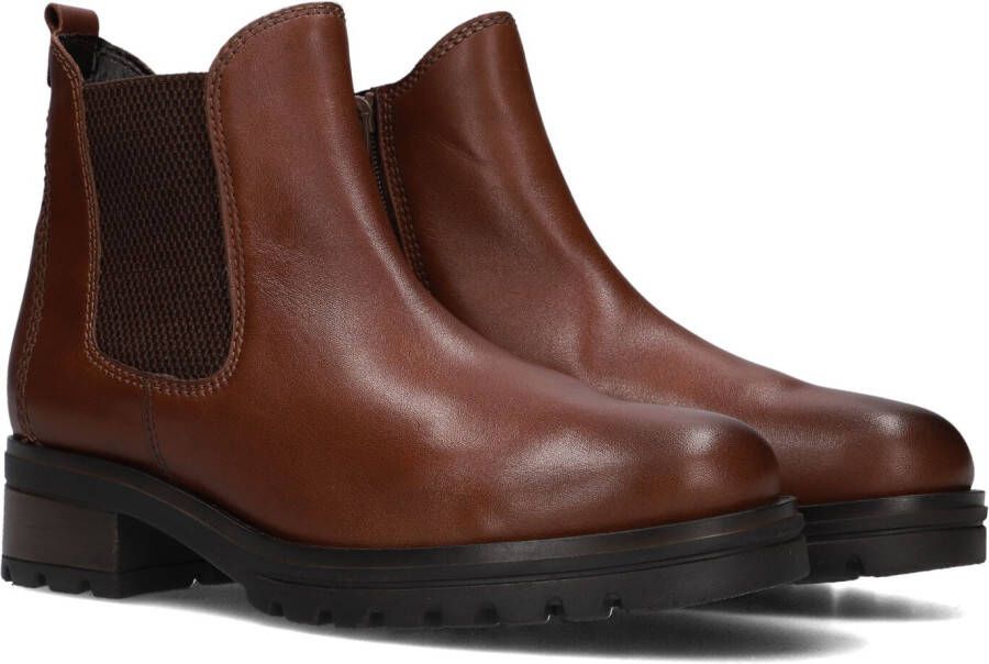 Gabor Cognac Chelsea Boots Stijlvol Trendy Comfort Brown Dames
