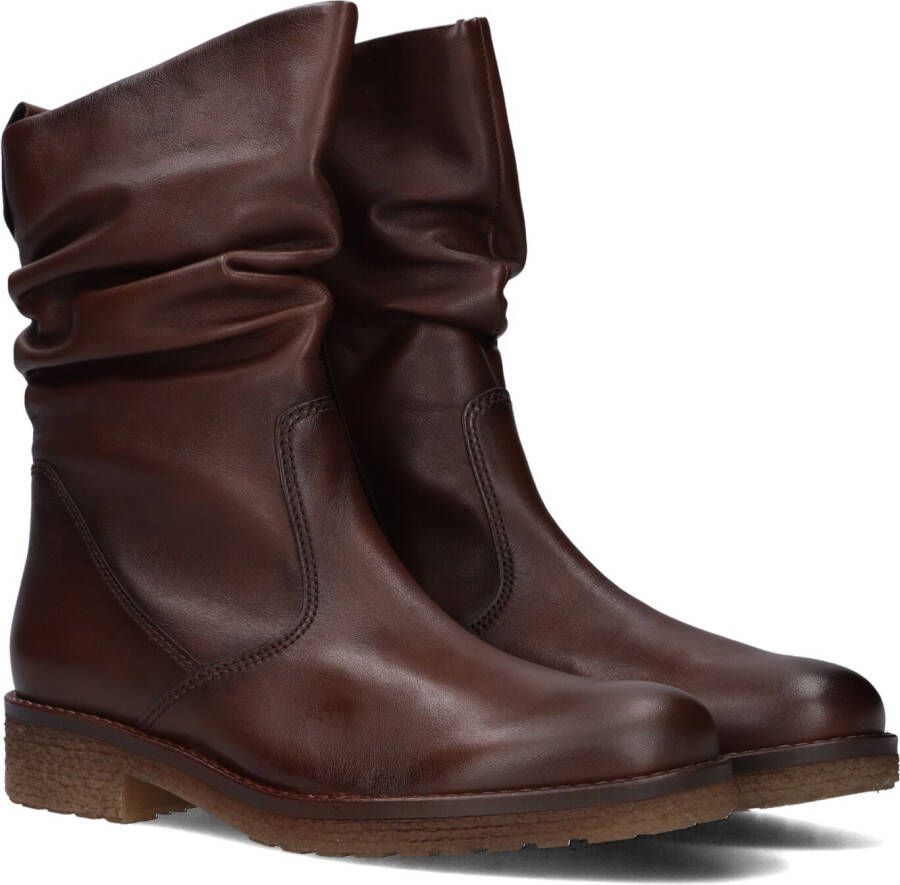 GABOR Enkellaarsjes Dames 013 Maat: 40 5 Materiaal: Leer Kleur: Cognac