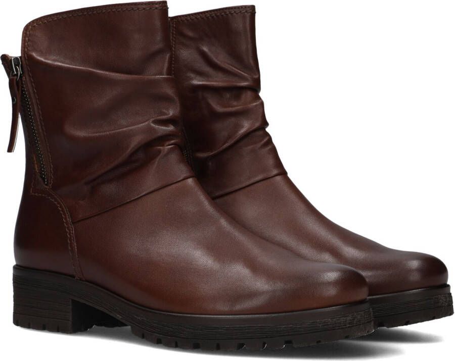 GABOR Enkellaarsjes Dames 092 Maat: 37 5 Materiaal: Leer Kleur: Cognac