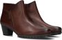 Gabor 603.1 Enkellaarsjes Enkelboots met rits Dames Cognac - Thumbnail 1