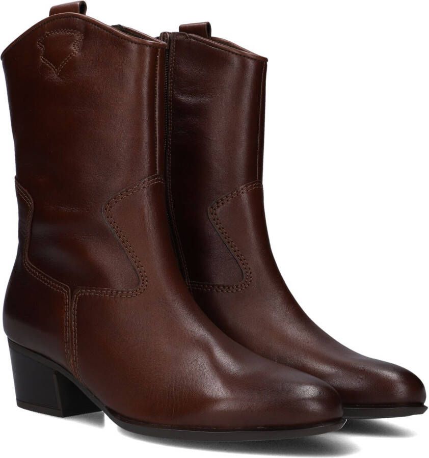 Gabor 681.2 Enkellaarsjes Enkelboots met rits Dames Cognac